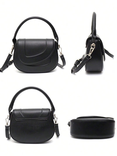 Charlotte™ Luxe Statement | Minimalist Saddle Bag