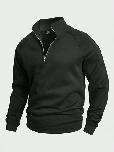 Gabriel | Classic Sweater with Half Zipper