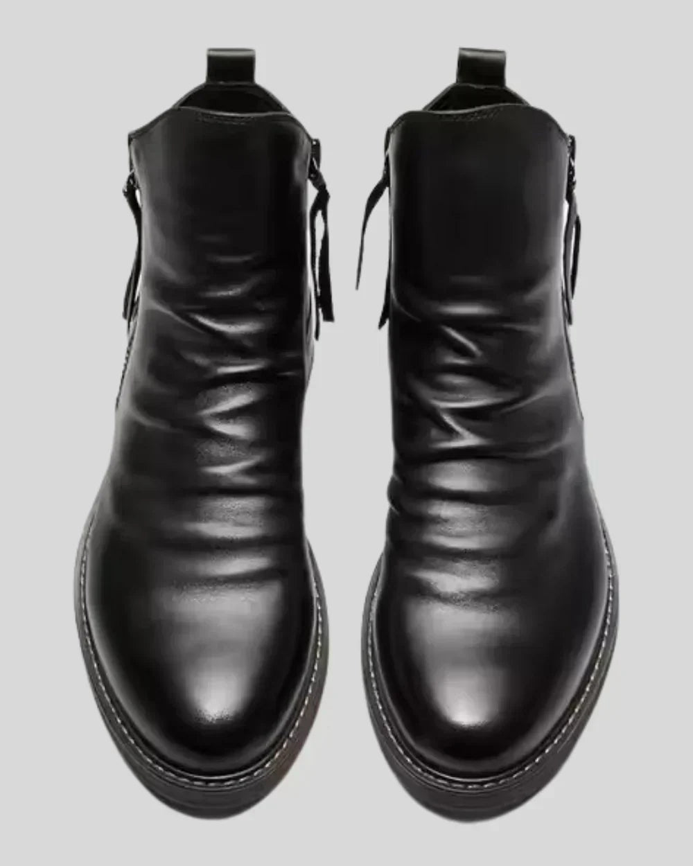 Ellie™ - Leather Ankle Boots