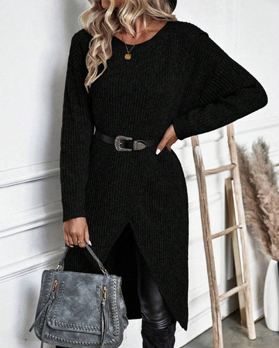 Addison™ - Comfortable Irregular Style Sweater Dress