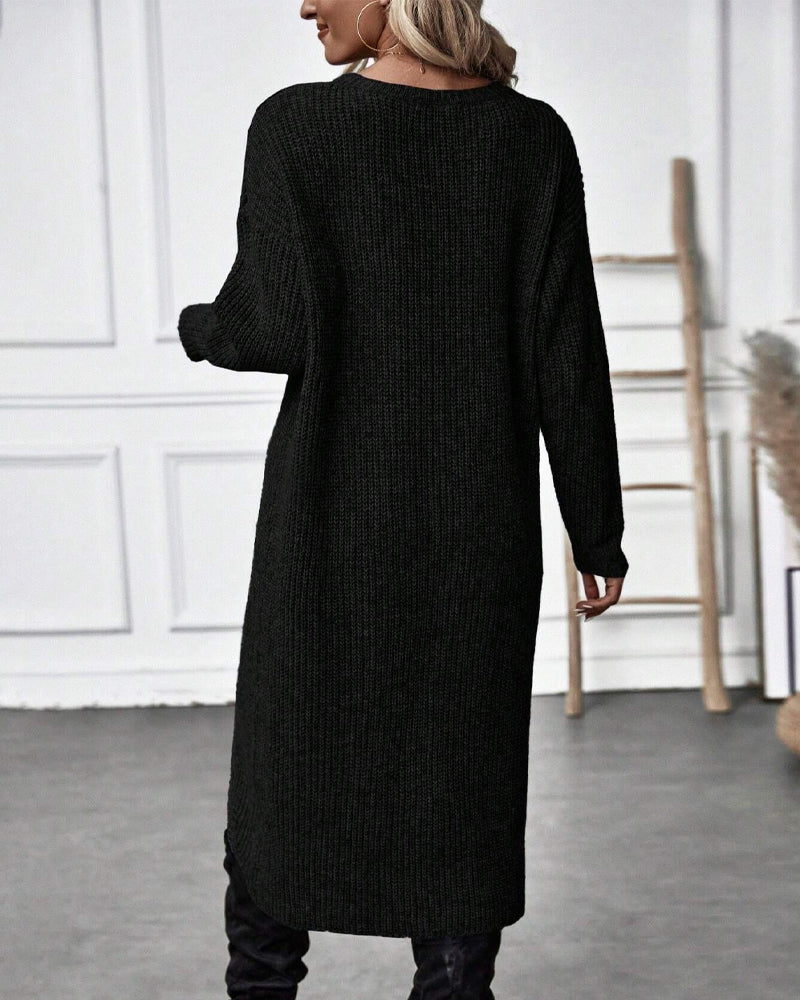 Addison™ - Comfortable Irregular Style Sweater Dress