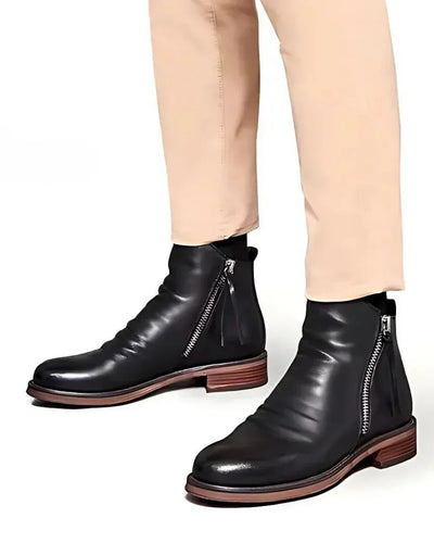 Ellie™ - Leather Ankle Boots