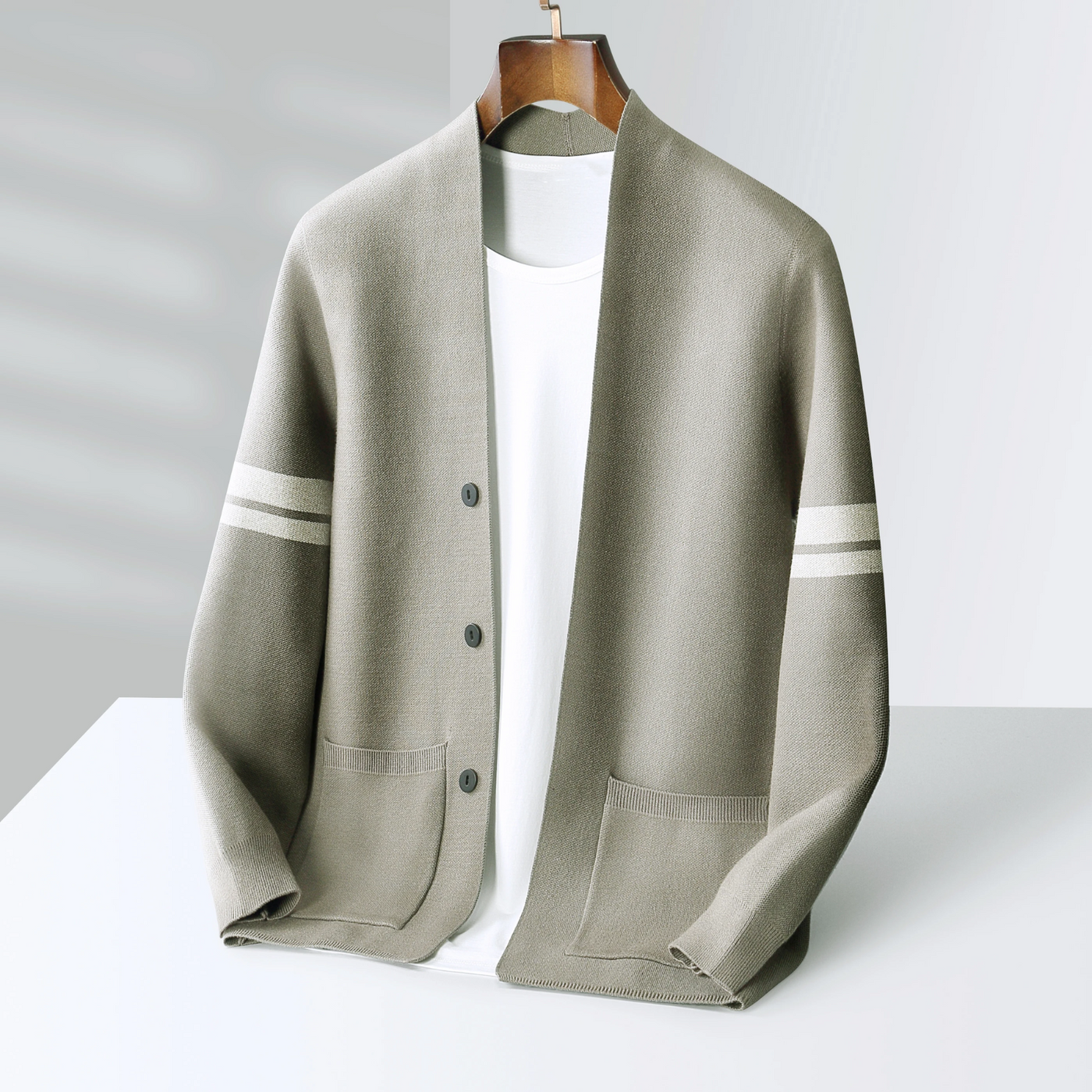 Ethan™ - Super Soft Cardigan Made Of High-Quality Virgin Wool