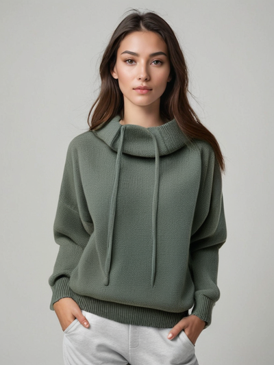 Ella™ - Oversized Comfortable Knitted Hoodie