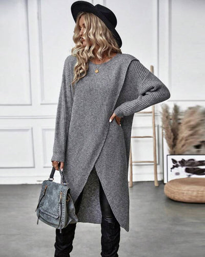 Addison™ - Comfortable Irregular Style Sweater Dress