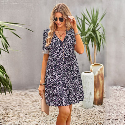 Louisa  - Floral summer dress