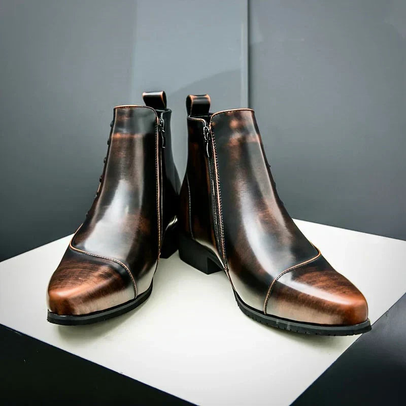 Samuel™ - Stylish Thatcher Leather Dress Boots