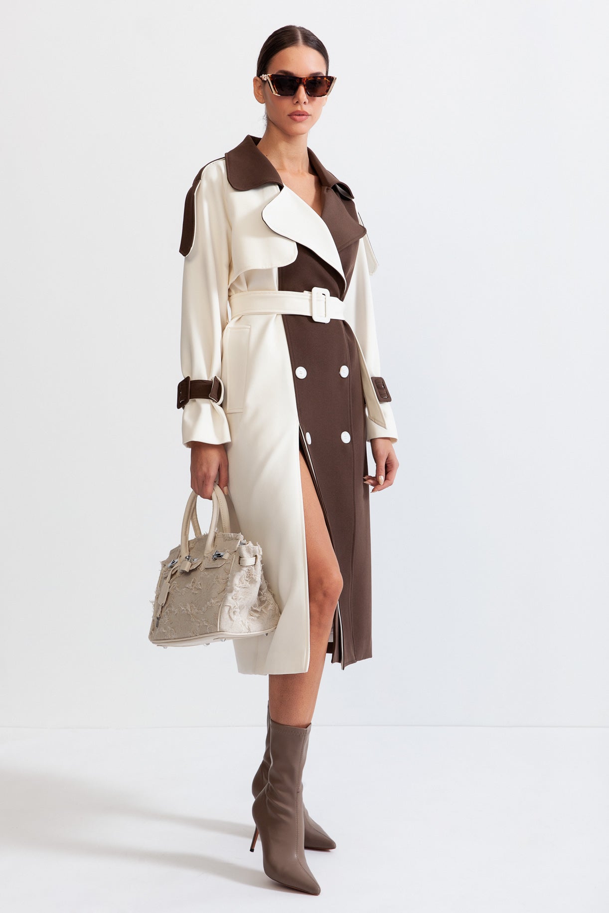 Hannah™ - Stylish Double Breasted Trench Coat