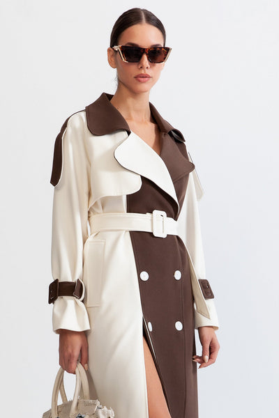 Hannah™ - Stylish Double Breasted Trench Coat