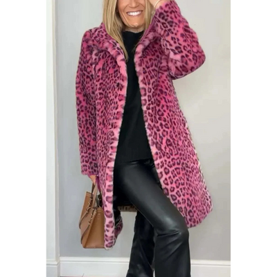 Riley™ - Elegant Stylish Leopard Print Coat