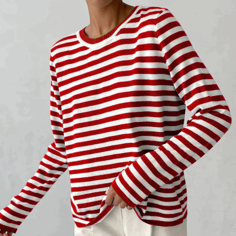 Grace™ - Elegant Striped Shirt