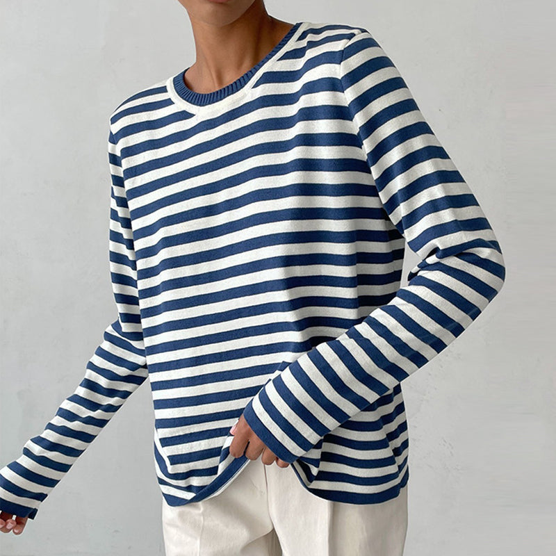 Grace™ - Elegant Striped Shirt