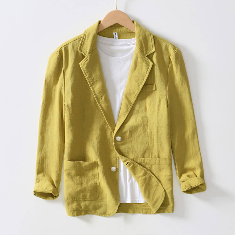 Isaac™ - Elegant Linen Blazer