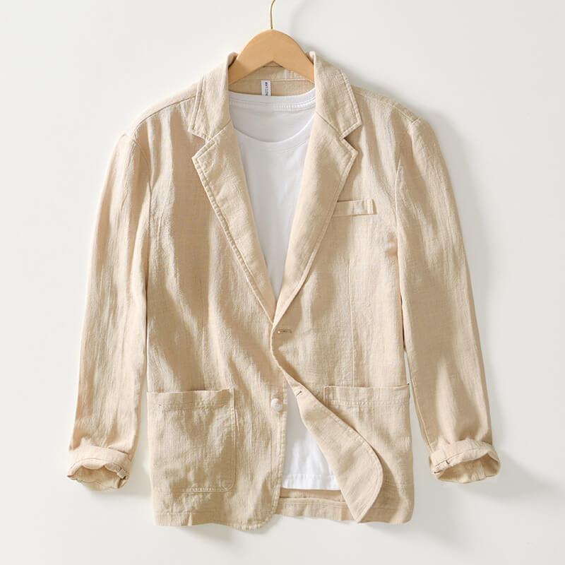 Isaac™ - Elegant Linen Blazer