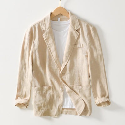 Isaac™ - Elegant Linen Blazer