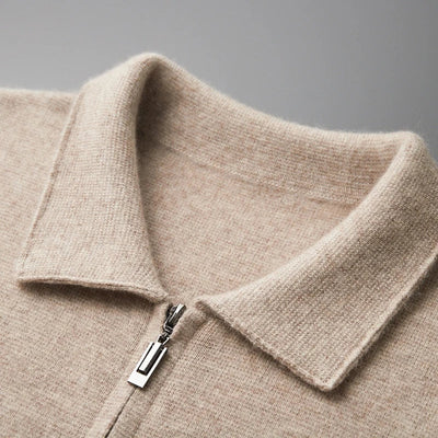 Jackson™ - Stylish Full Zip Cashmere Cardigan