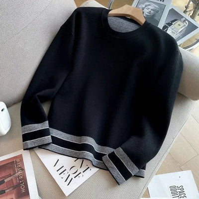 Aubrey™ - Comfortable Loose Casual Striped Long Sleeved Tracksuit Set