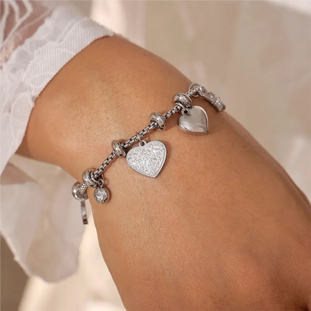 Zoe™ - Elegant Love Charm Bracelet