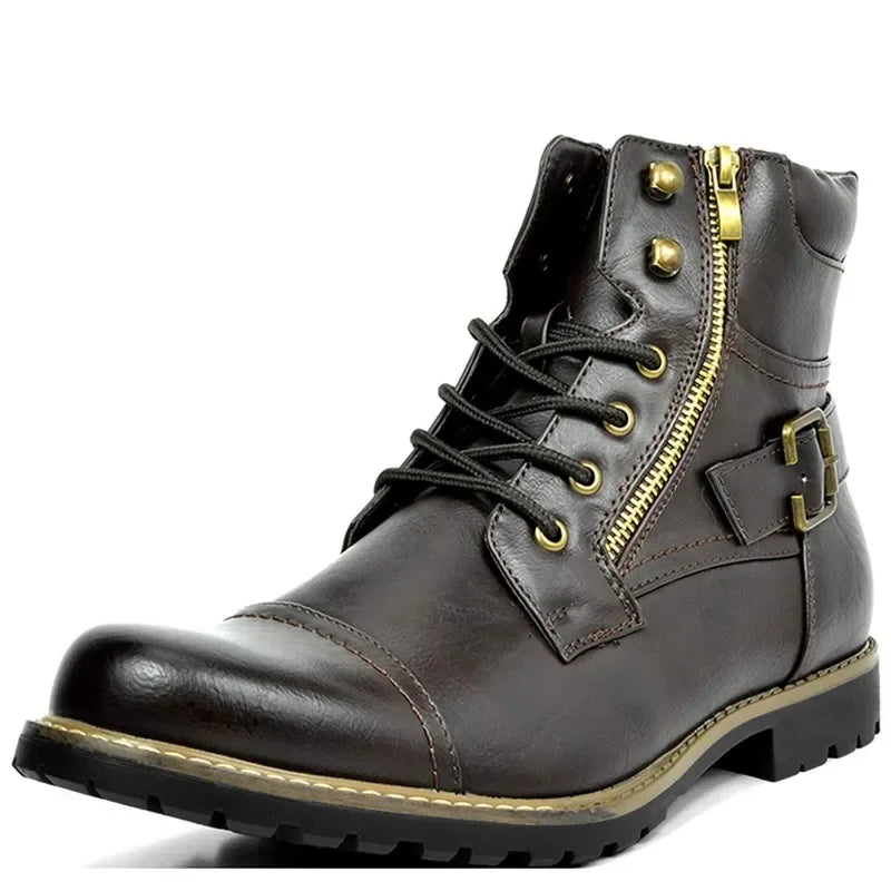 Jack | Lace-up Leather Boots