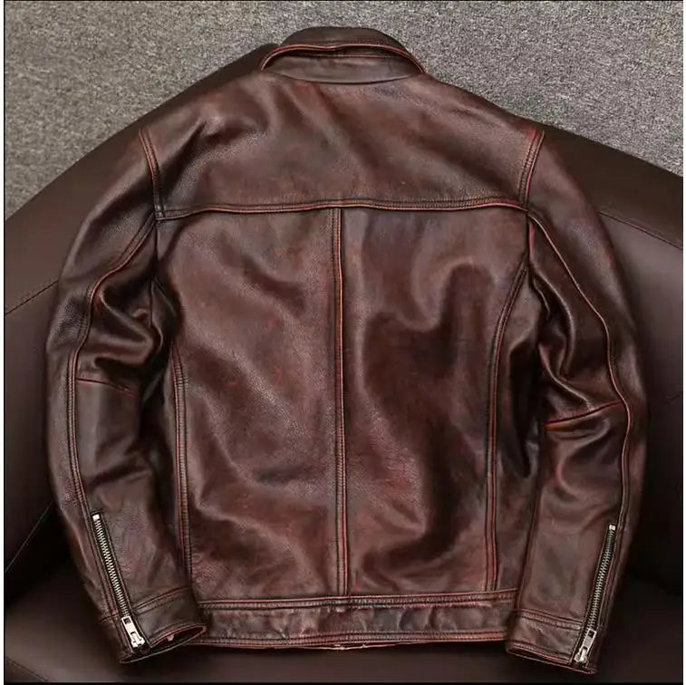 Hunter™ - Vintage Vegan Leather Jacket