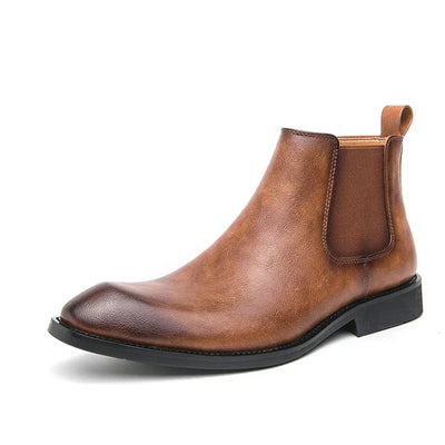 James | Zipped Leather Chelsea Boots