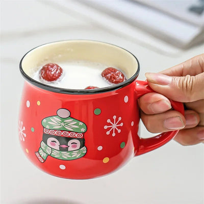 Frosty Cozy Christmas Mugs