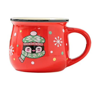 Frosty Cozy Christmas Mugs