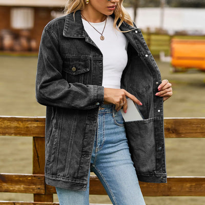 Mia™ - Classic Elegant Country Denim Jacket