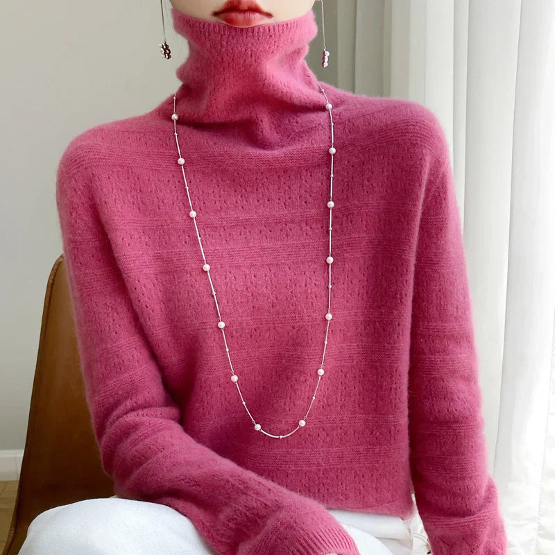 Aria™ - Soft Premium Wool Turtleneck Sweater