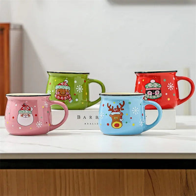 Frosty Cozy Christmas Mugs