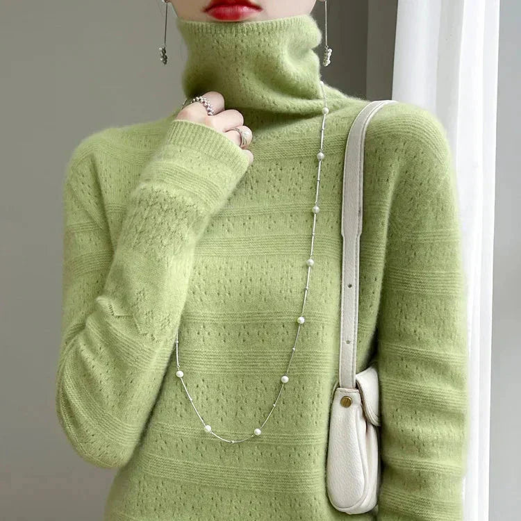 Aria™ - Soft Premium Wool Turtleneck Sweater