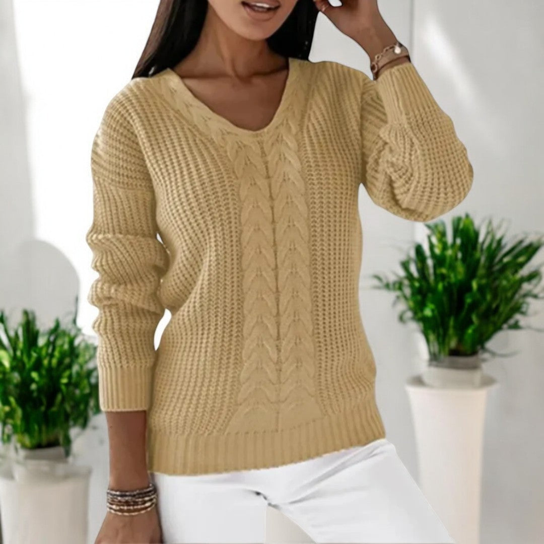 Mia™ - Elegant Knit Sweater