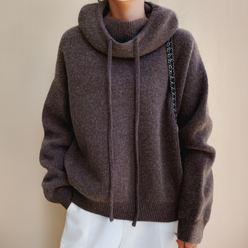 Loren | Knitted Hoodie