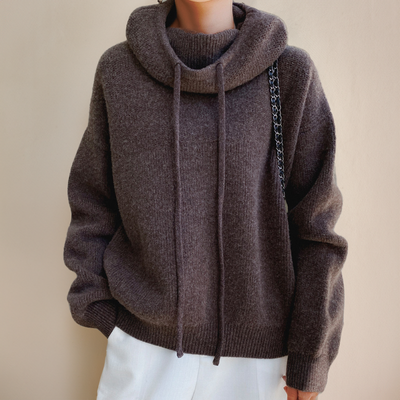 Ella™ - Oversized Comfortable Knitted Hoodie