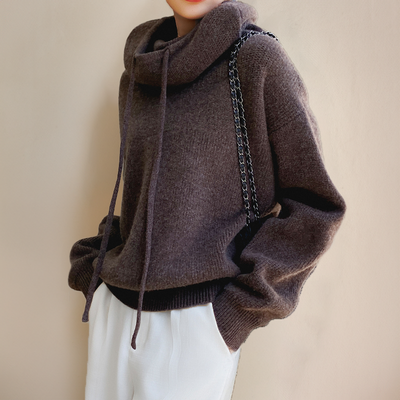 Ella™ - Oversized Comfortable Knitted Hoodie