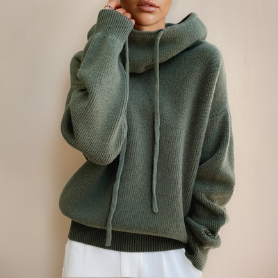 Ella™ - Oversized Comfortable Knitted Hoodie