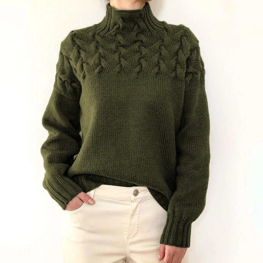 Madison™ - Elegant High Neck Sweater