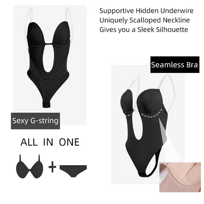 InviShaper™ -  Plunge Backless Body Shaper Bra