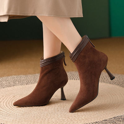 Victoria™ - Elegant Ankle Boots With Zipper