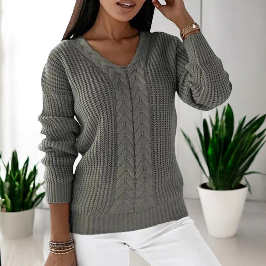 Mia™ - Elegant Knit Sweater