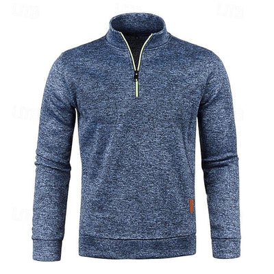 Liam™ - Stylish Stand Collar Long Sleeve Polo Shirt