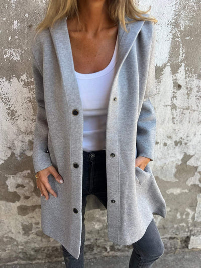 Scarlett™ - Casual Single Breasted Hoodie Jacket