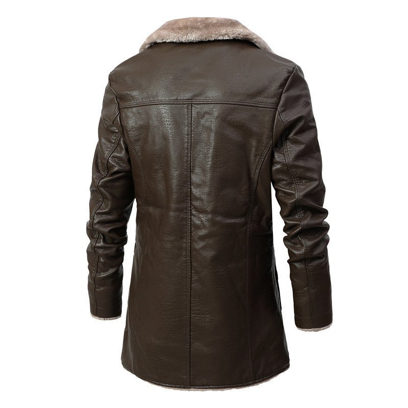 Noah™ - Elegant Leather Winter Coat