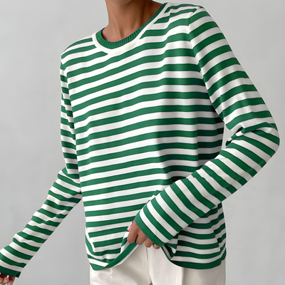 Grace™ - Elegant Striped Shirt