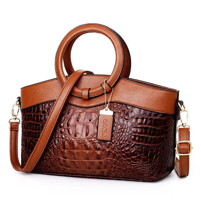 Ella™ Classic Croc | Versatile Vintage Bag