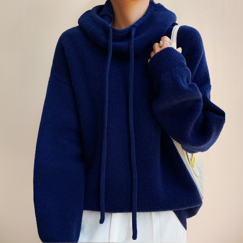 Ella™ - Oversized Comfortable Knitted Hoodie