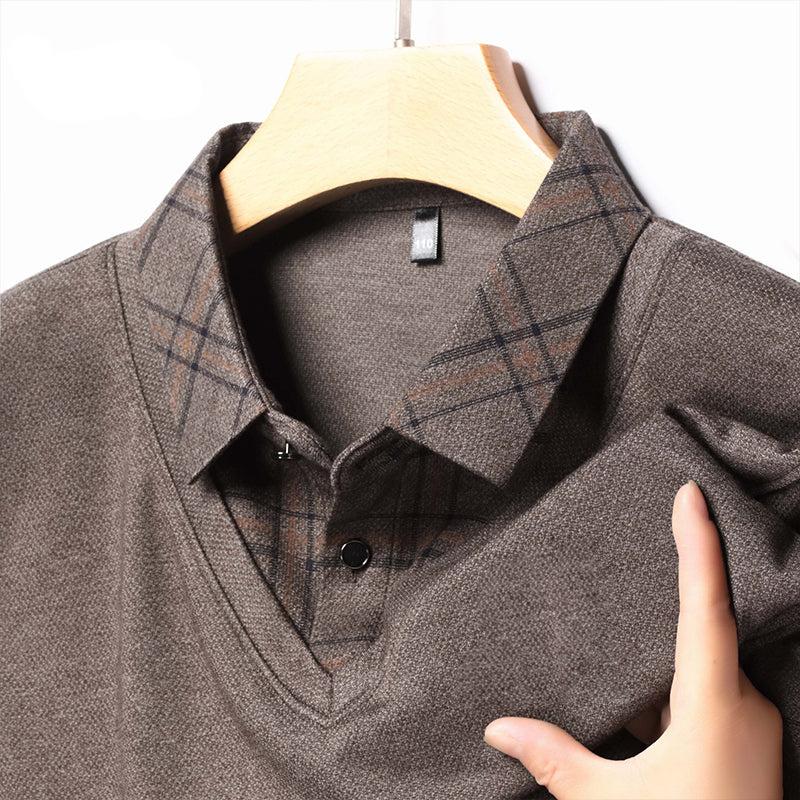 Miles™ - Modern Two Piece Collar Long Sleeve Shirt